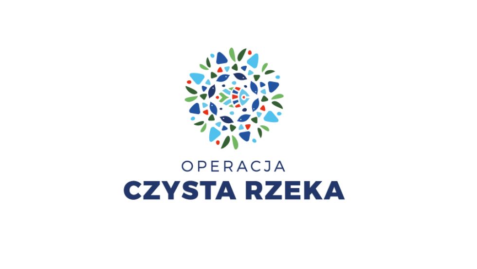 Kolorowe logo akcji Operacja Czysta Rzeka